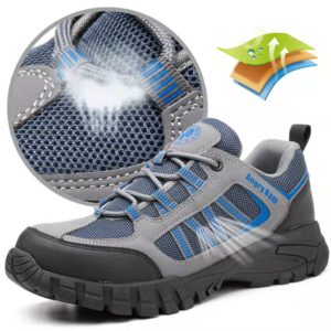Cleab JK760 Casual sports lightweight non-slip safety shoes（blue） (1)